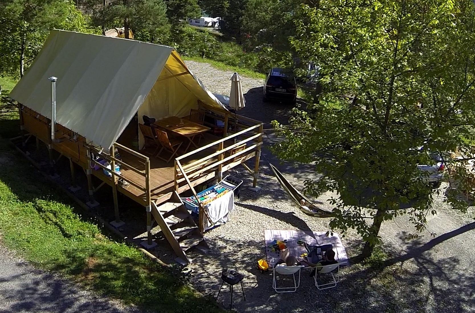 Camping de la Plage, Camping à Treffort