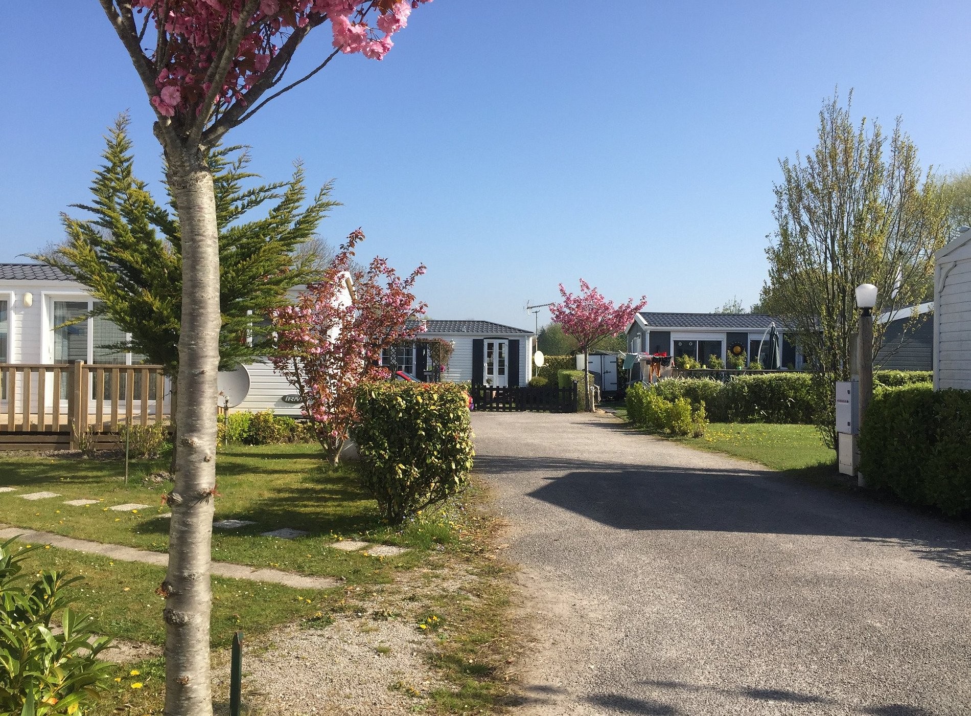 Caravanning The Cherry, Camping à Verton