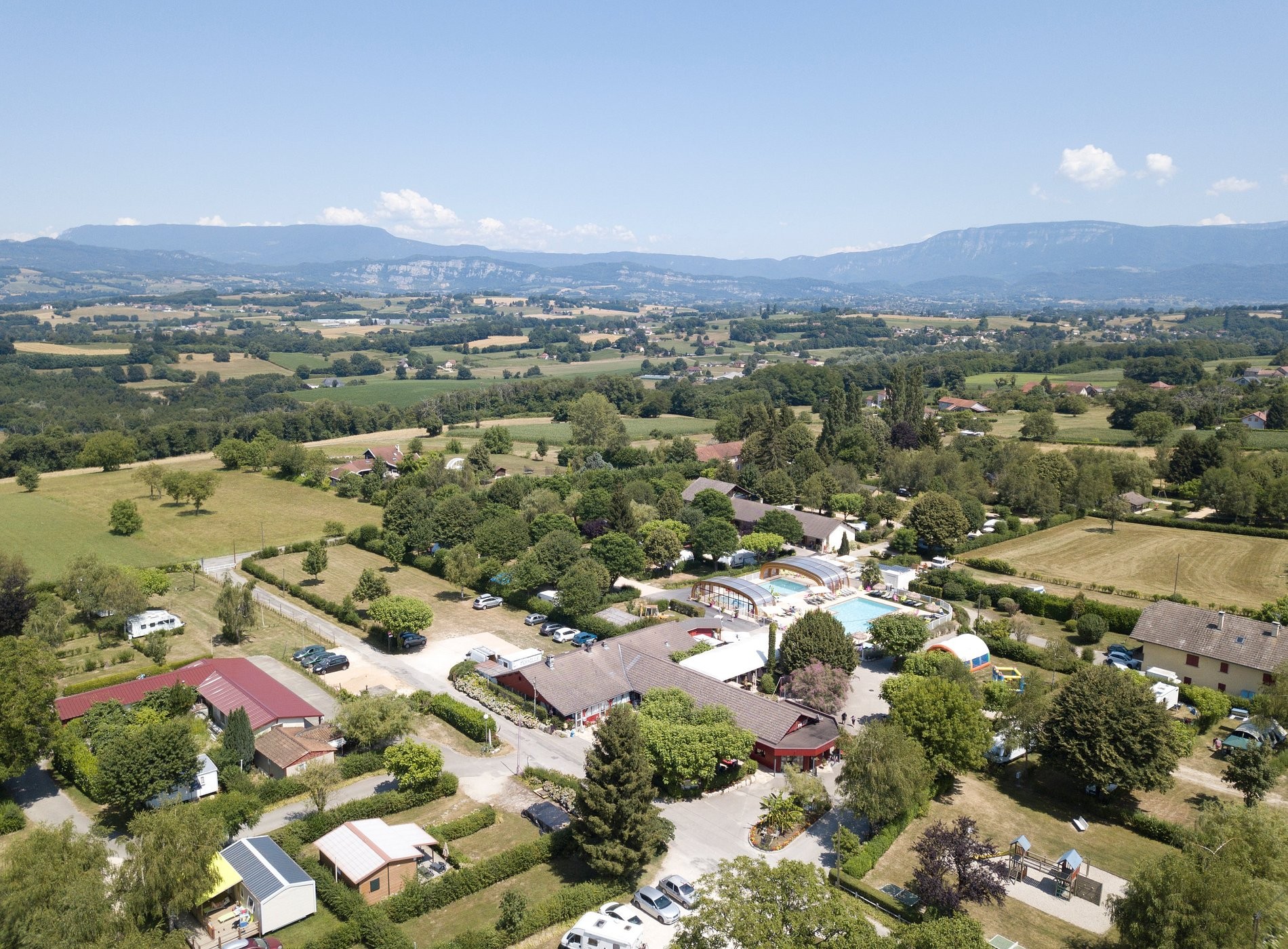 Camping Le Coin Tranquille, Camping aux Abrets en Dauphiné