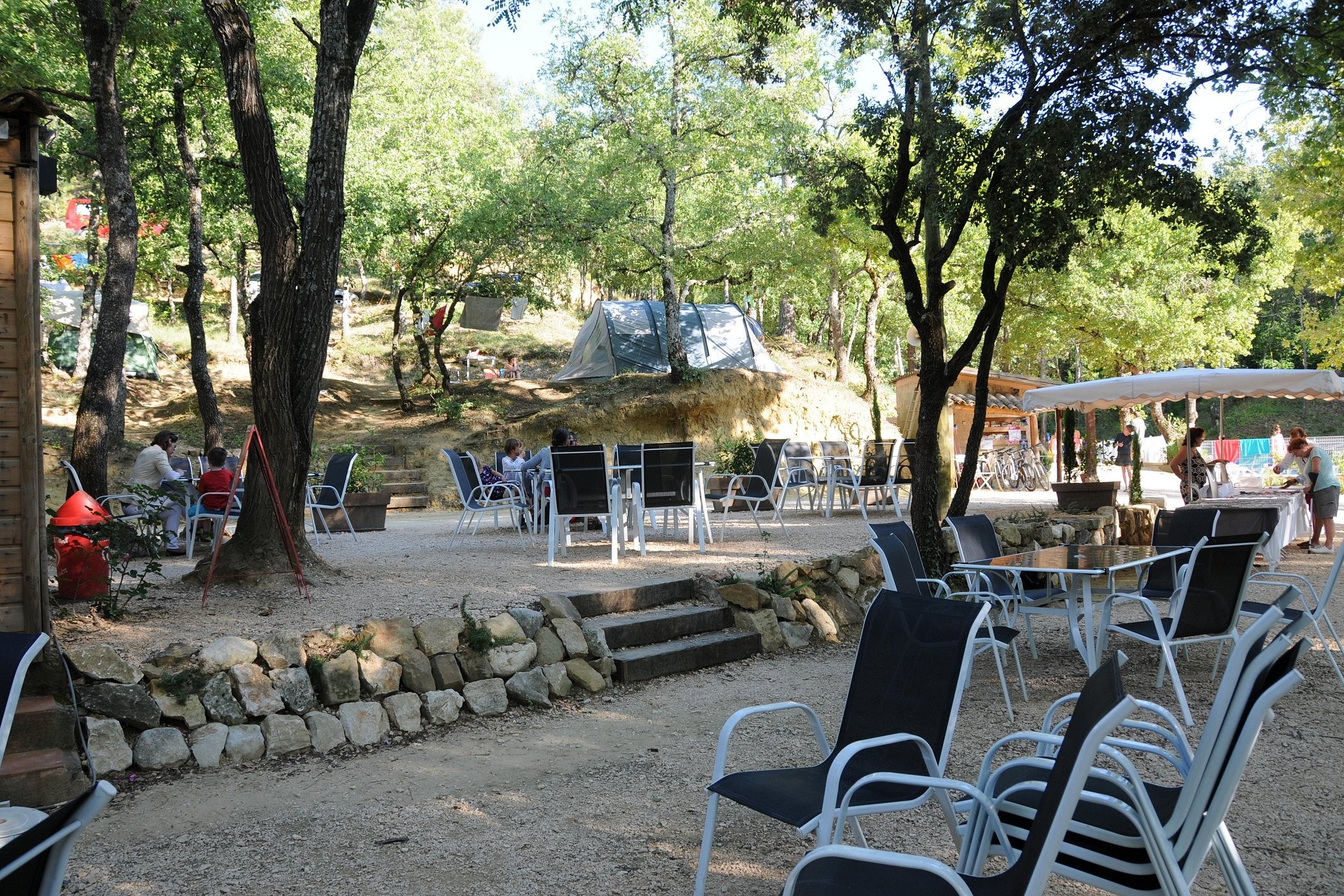 Camping Colorado, Camping à Rustrel