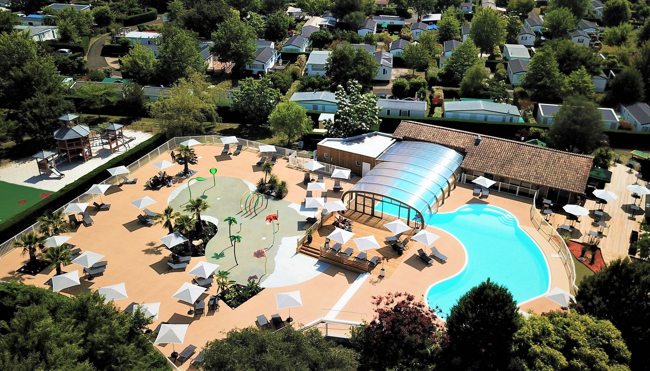 Les Fontaines De Nava Camping à Biscarrosse