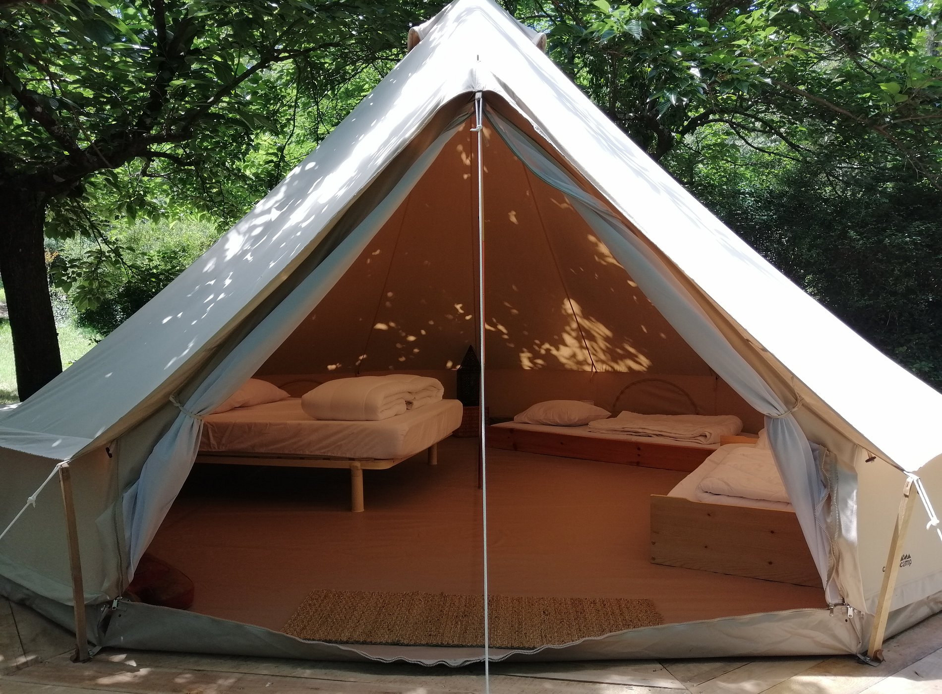 Camping 3 Étoiles Ardèche - Le Moulin De Gournier À Malbosc, Camping à Malbosc